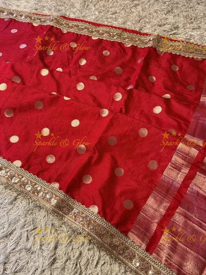 Tissue Organza Banarasi Saree for Elegant Occasions