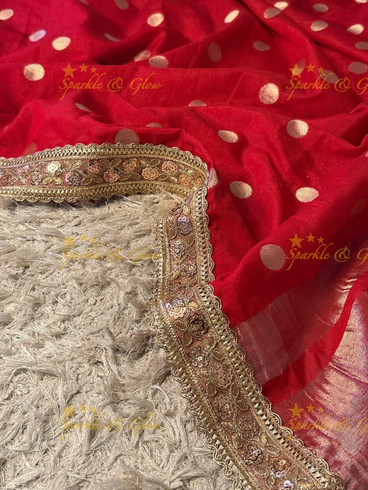 Tissue Organza Banarasi Saree for Elegant Occasions