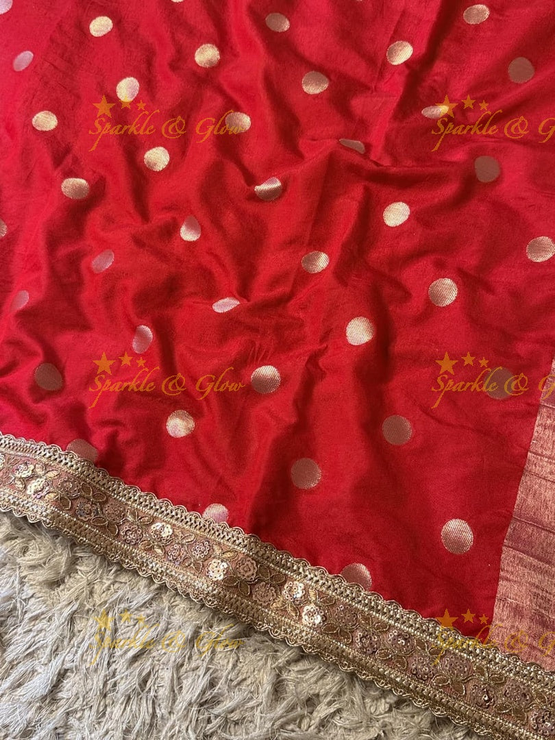 Tissue Organza Banarasi Saree for Elegant Occasions