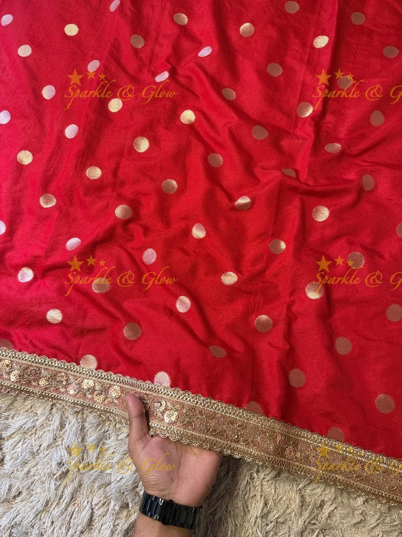Tissue Organza Banarasi Saree for Elegant Occasions