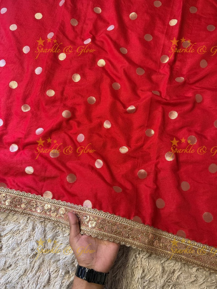 Tissue Organza Banarasi Saree for Elegant Occasions