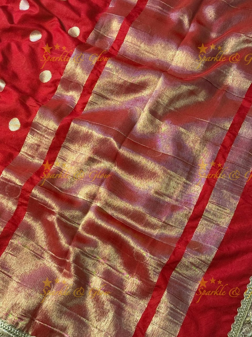 Tissue Organza Banarasi Saree for Elegant Occasions