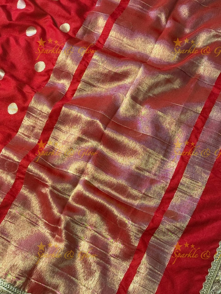 Tissue Organza Banarasi Saree for Elegant Occasions