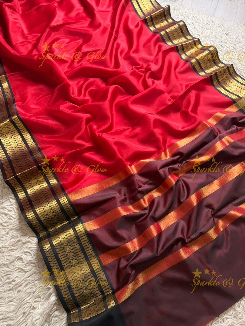 Luxurious Banarasi Saree with Gold Zari Detailing