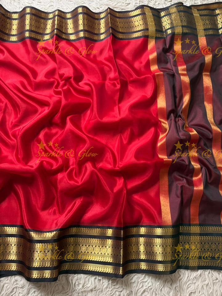 Luxurious Banarasi Saree with Gold Zari Detailing