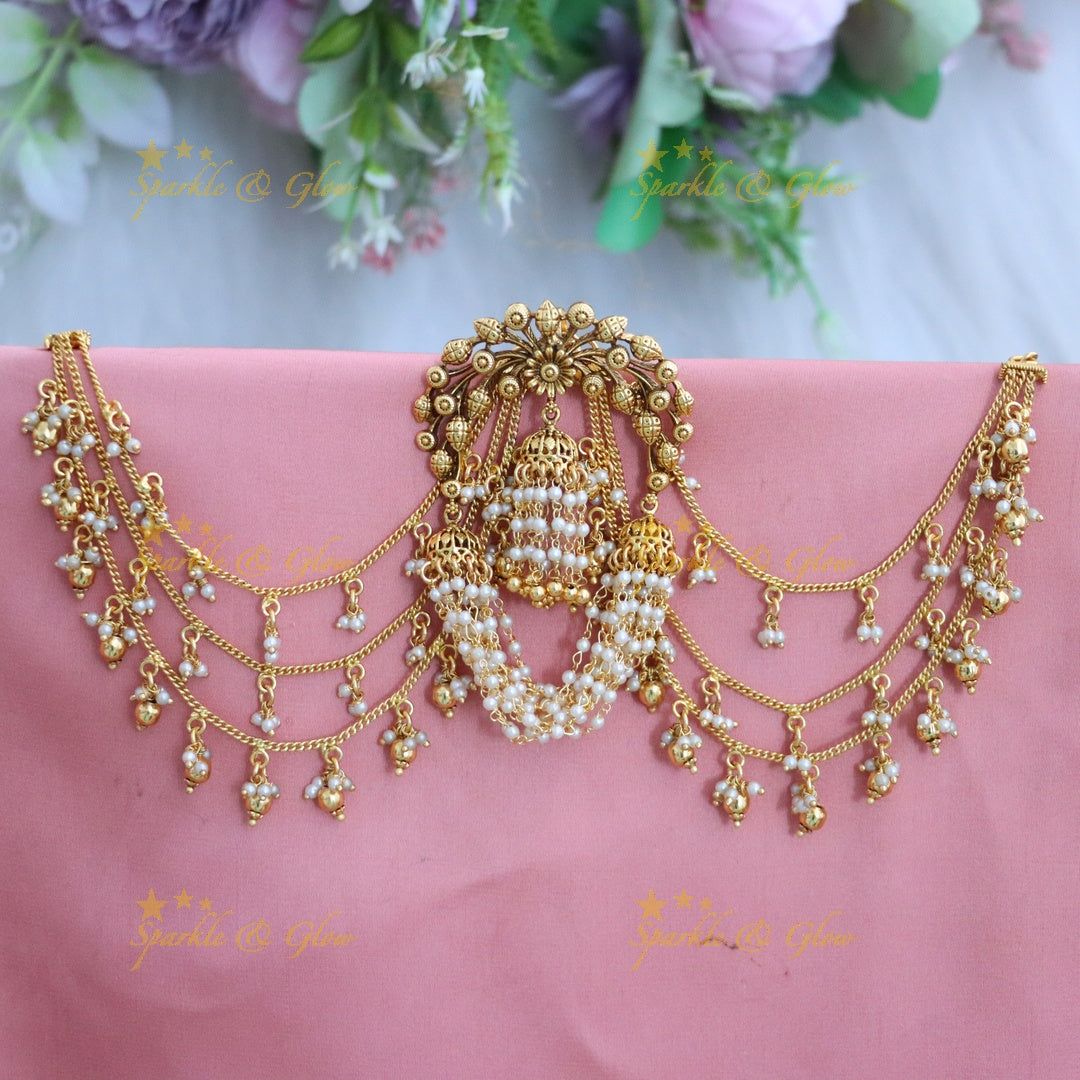 Exquisite Jadau Kemp Hair Accessory for Graceful Charm
