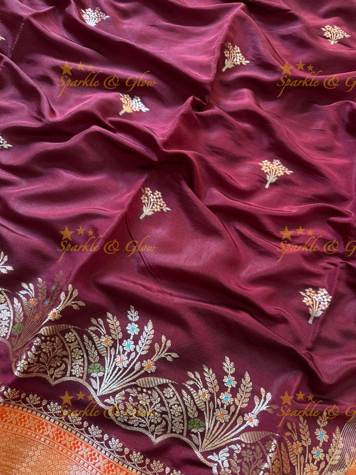 Exquisite Red Banarasi Saree - Perfect for Weddings