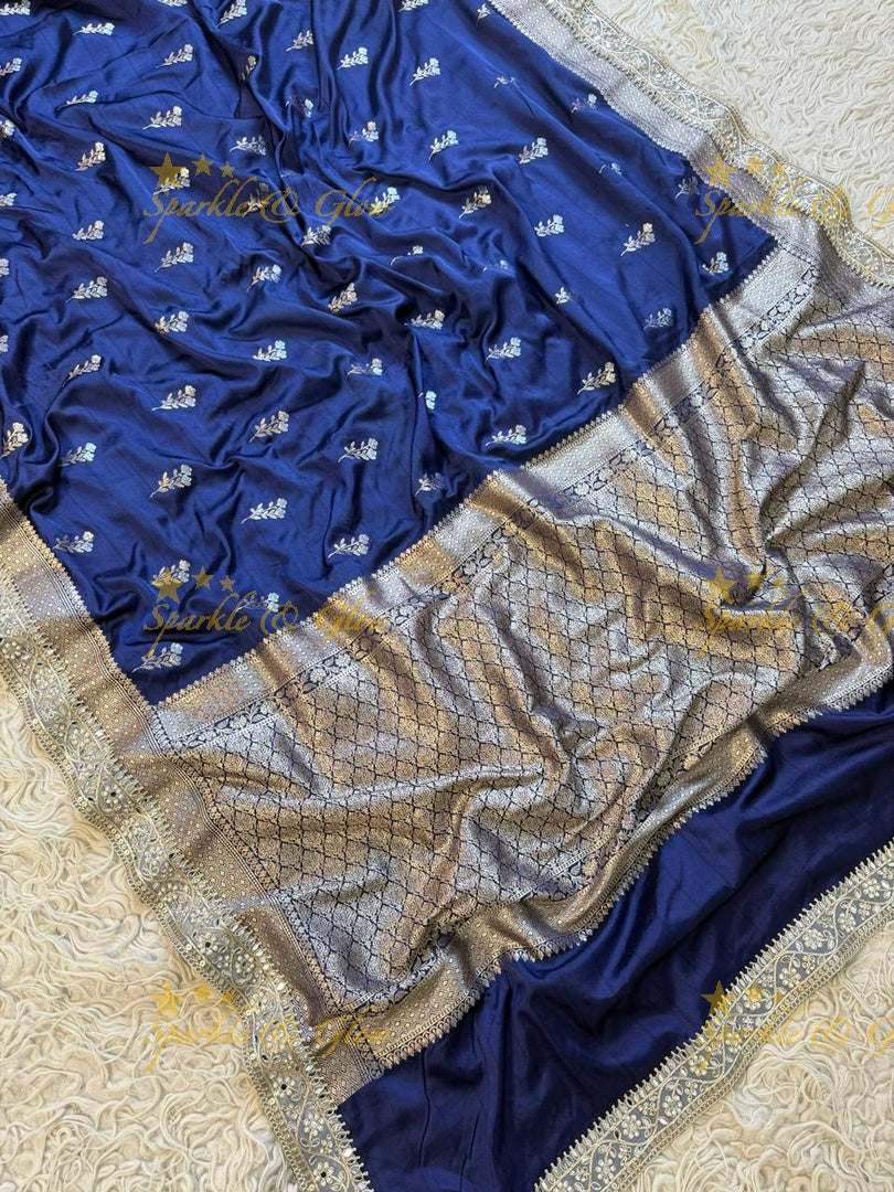 Luxurious Banarasi Saree with Zari Embroidery