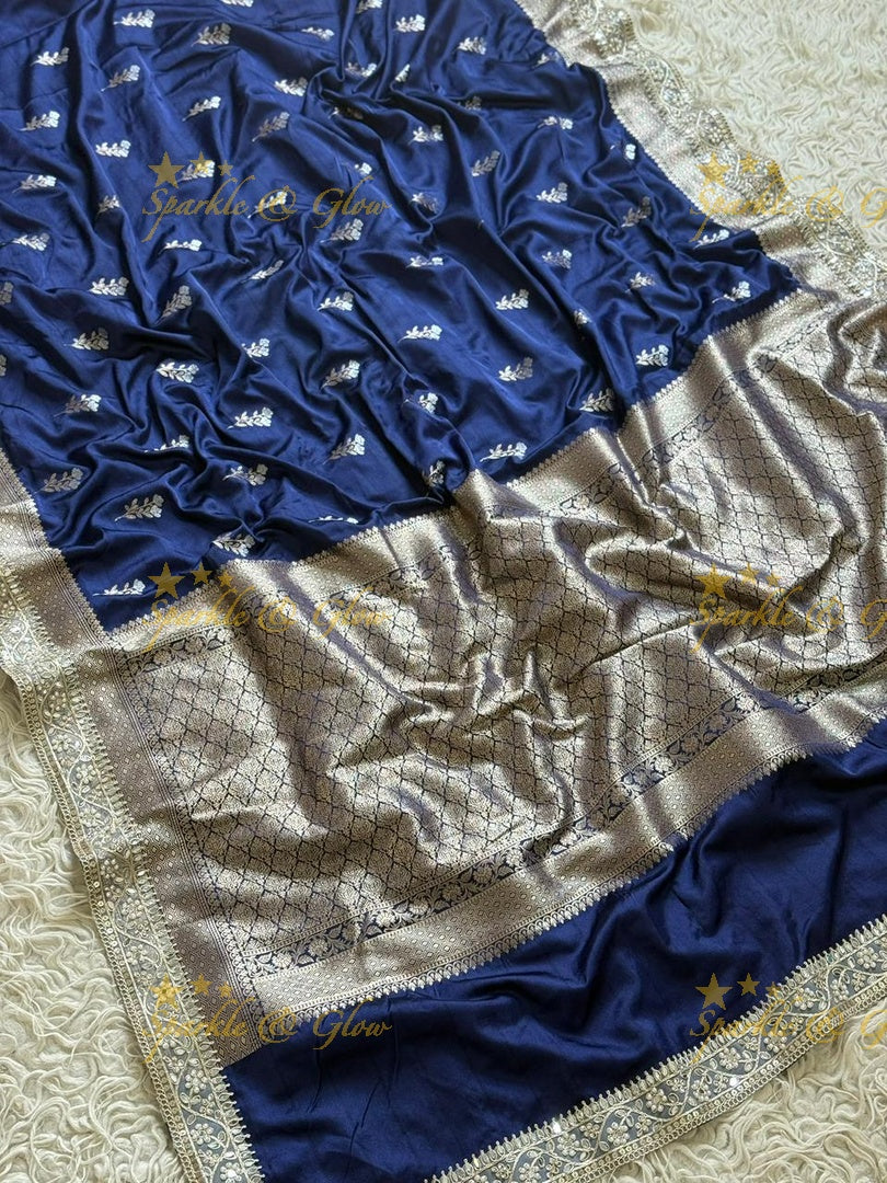 Luxurious Banarasi Saree with Zari Embroidery