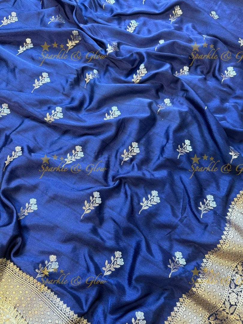 Luxurious Banarasi Saree with Zari Embroidery