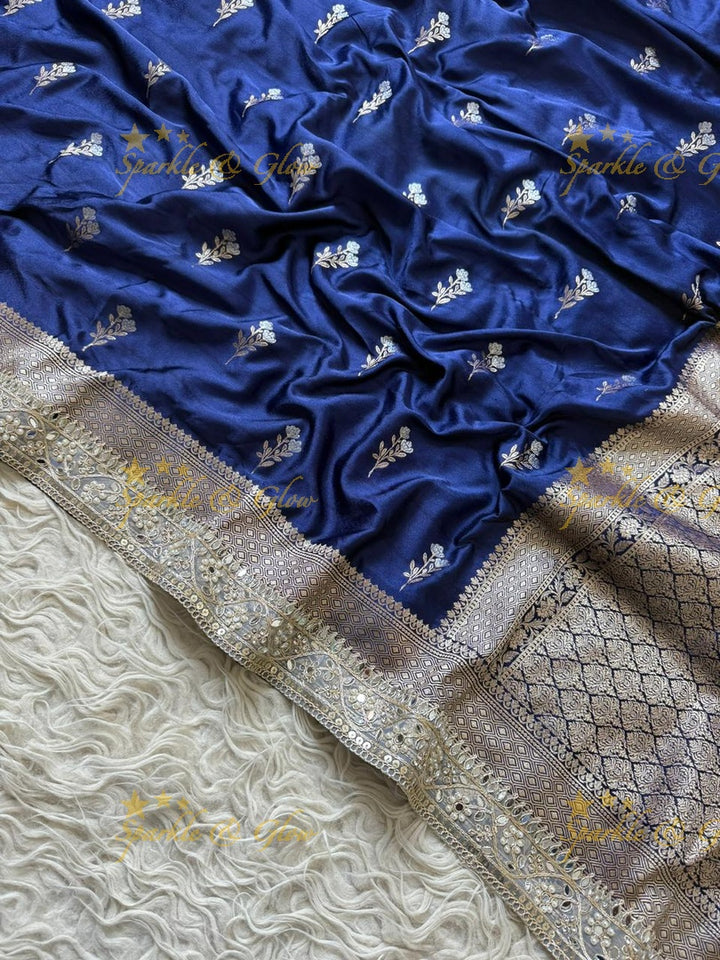 Luxurious Banarasi Saree with Zari Embroidery