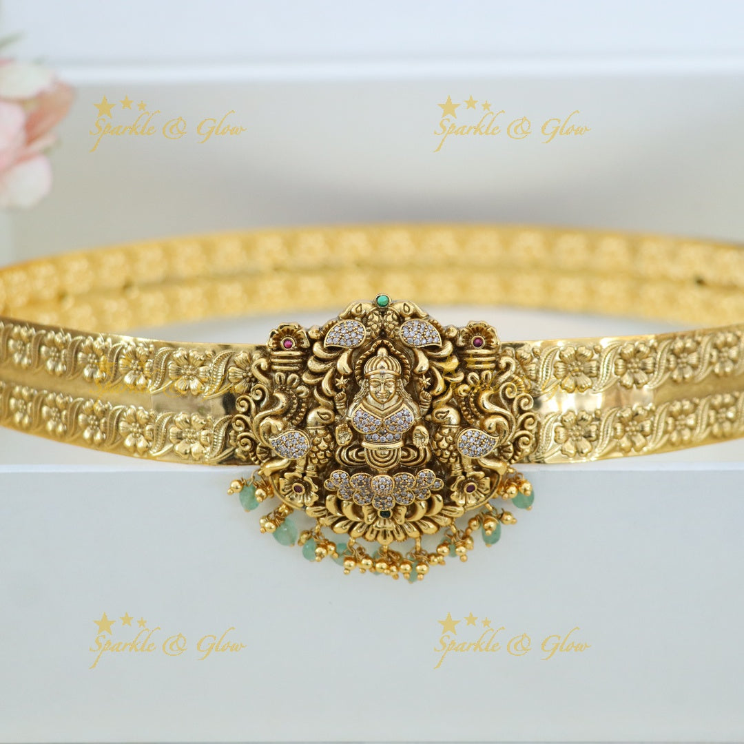 Exquisite Temple Hip Belt for Weddings & Festive Occasions