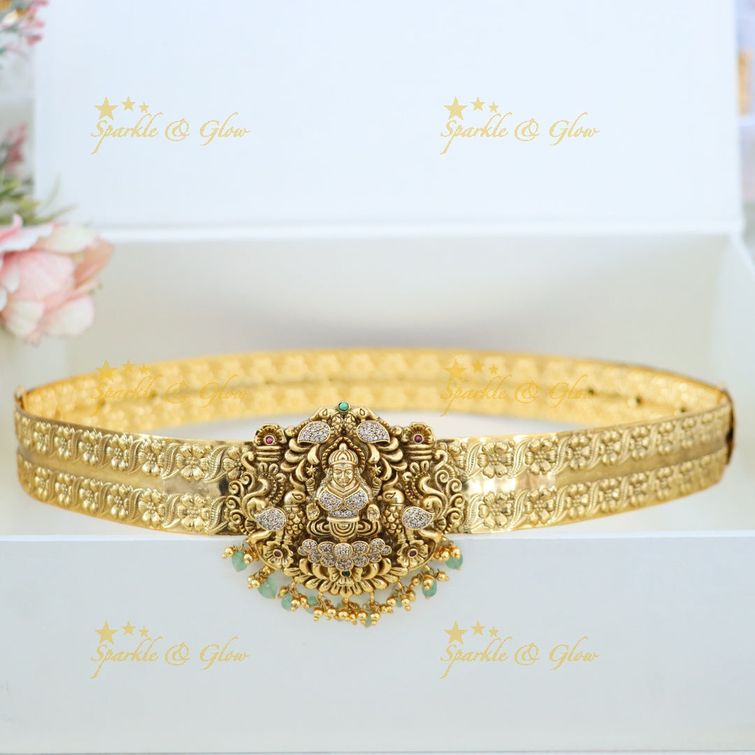 Exquisite Temple Hip Belt for Weddings & Festive Occasions
