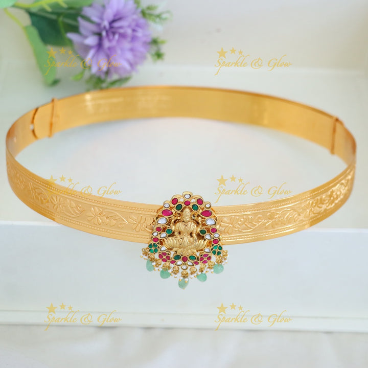Exquisite Gold-Plated Temple Belt for Weddings