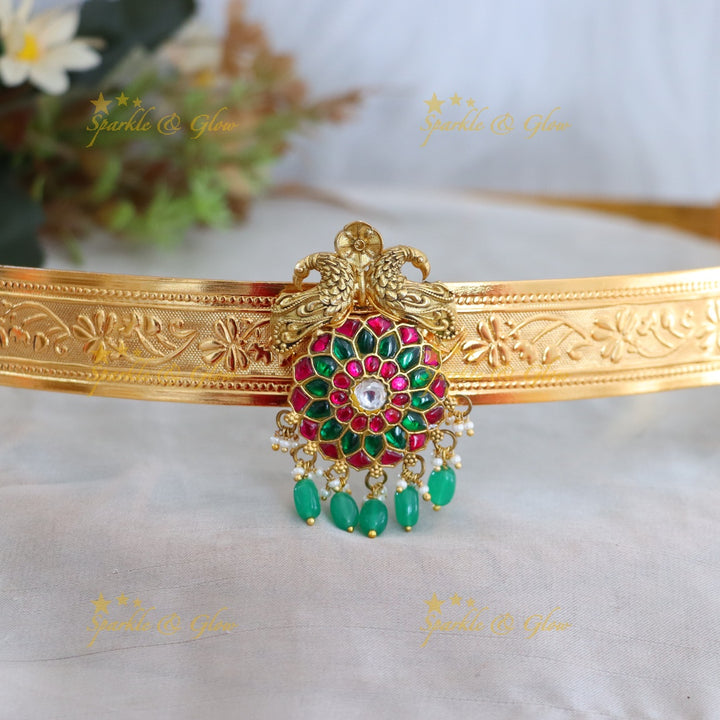 Elegant Gold-Plated Hip Belt for Weddings & Festivities