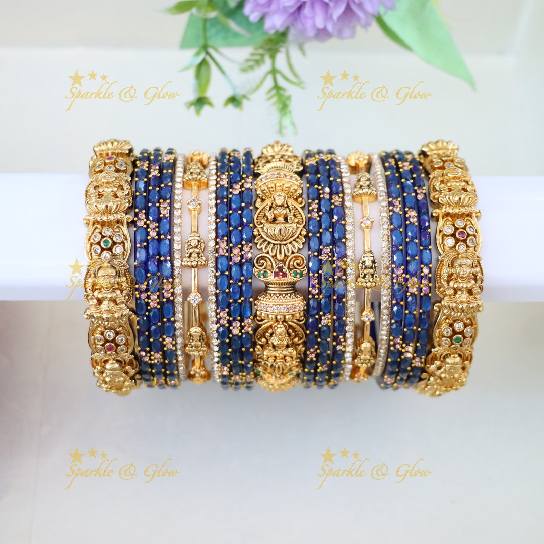 Exquisite Lakshmi Bridal Bangles Set for Weddings