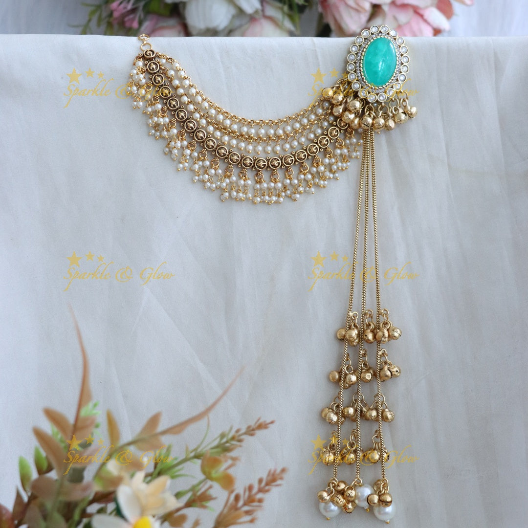 Bridal Jumukas Earchain Combo