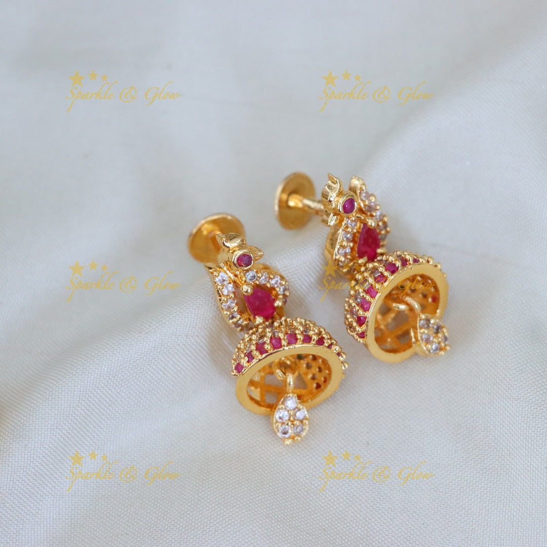 Elegant Gold Lotus Haram for Festive Celebrations