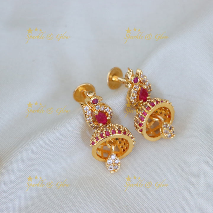 Elegant Gold Lotus Haram for Festive Celebrations