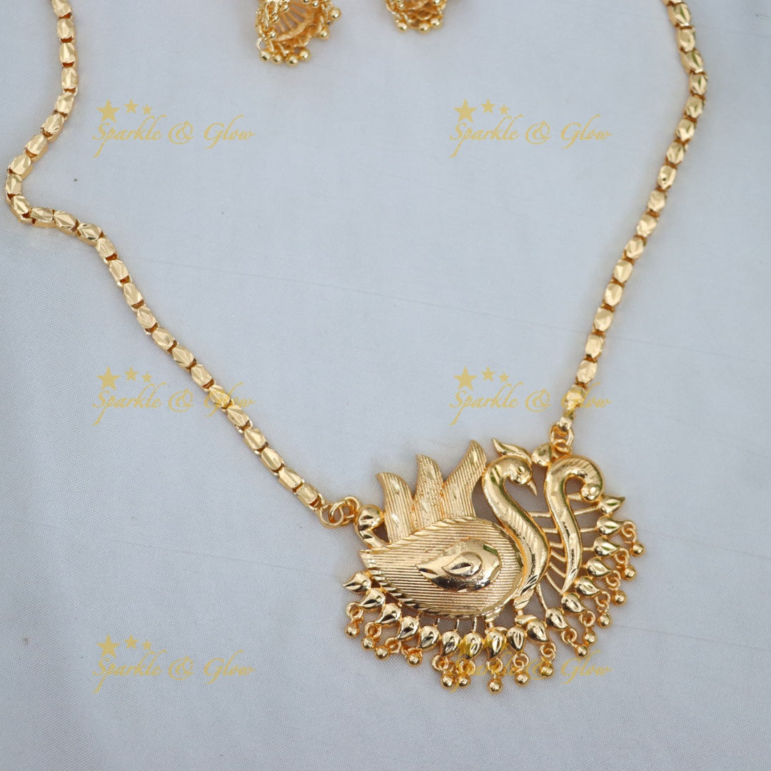 Exquisite Indian Microgold Long Necklace