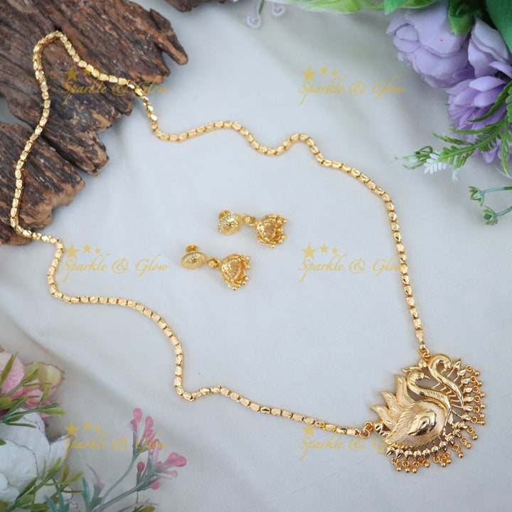 Exquisite Indian Microgold Long Necklace