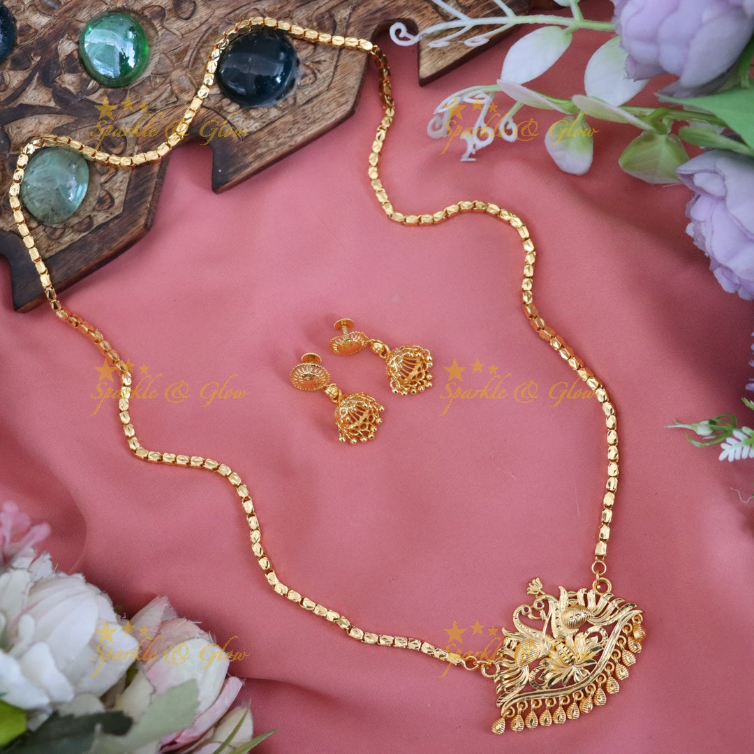 Exquisite Long Necklace Set Perfect for Festive Looks