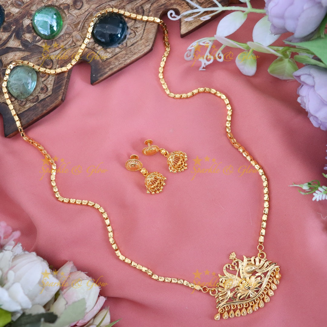 Exquisite Long Necklace Set Perfect for Festive Looks