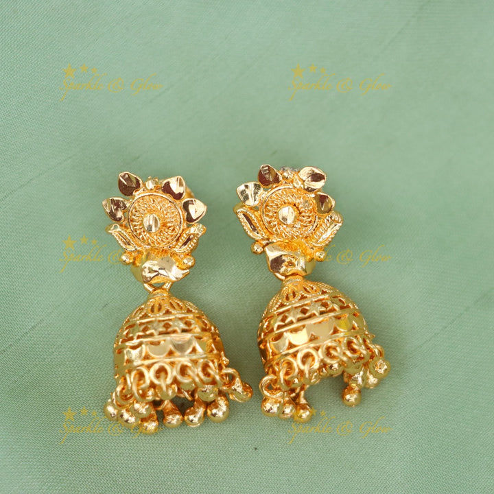 Microgold Wedding Long Necklace Set - Elegant Design