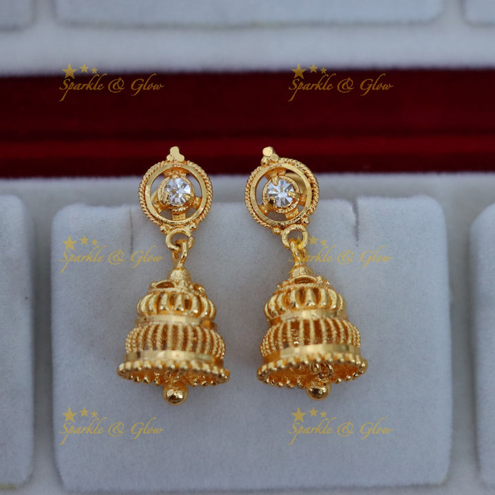 Majestic Microgold Temple Necklace for Elegant Festivities