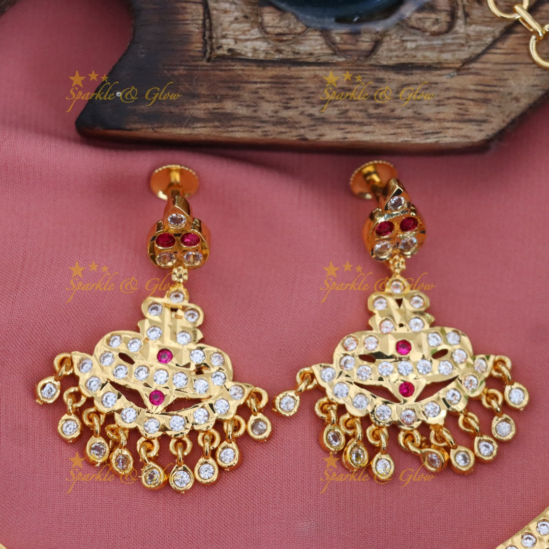 Exquisite Microgold Necklace Set for Weddings