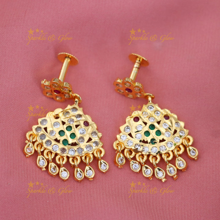Elegant Microgold Long Necklace for Festive Seasons