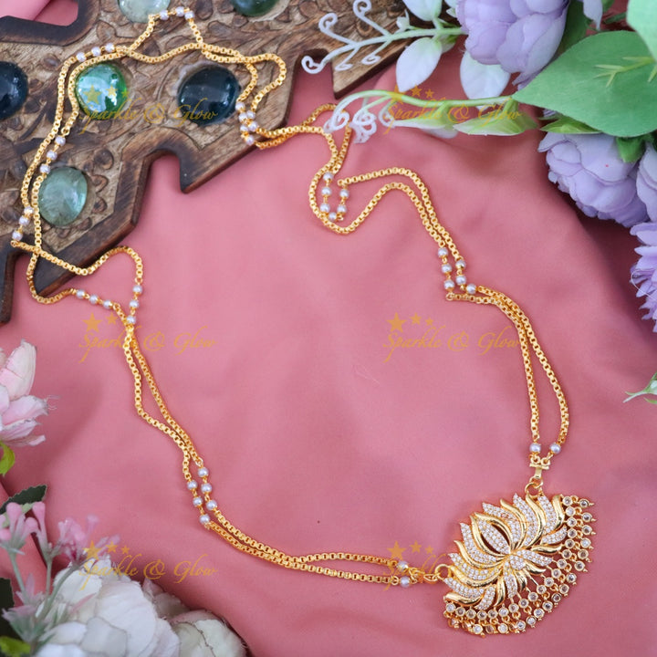Exquisite Microgold Necklace - Perfect for Festivals & Weddings