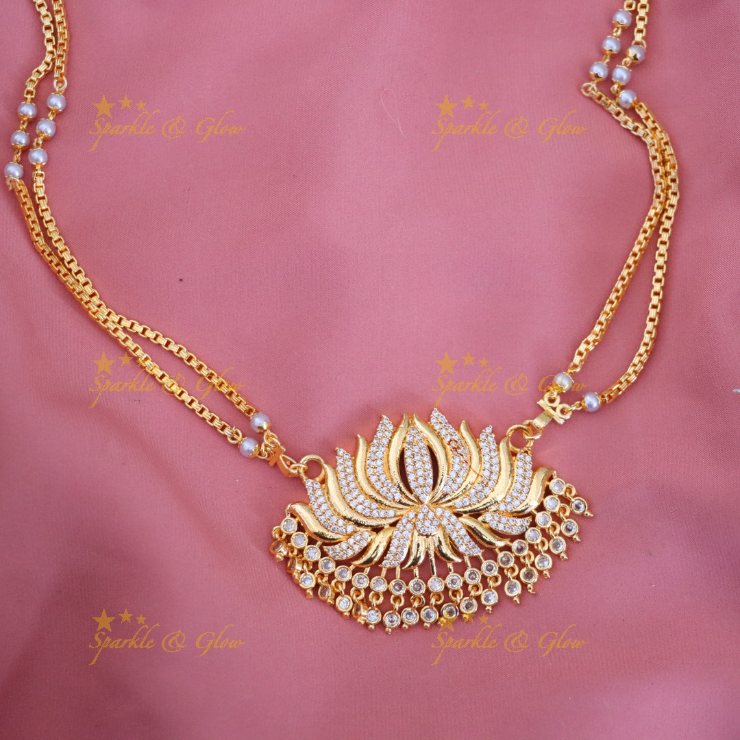 Exquisite Microgold Necklace - Perfect for Festivals & Weddings