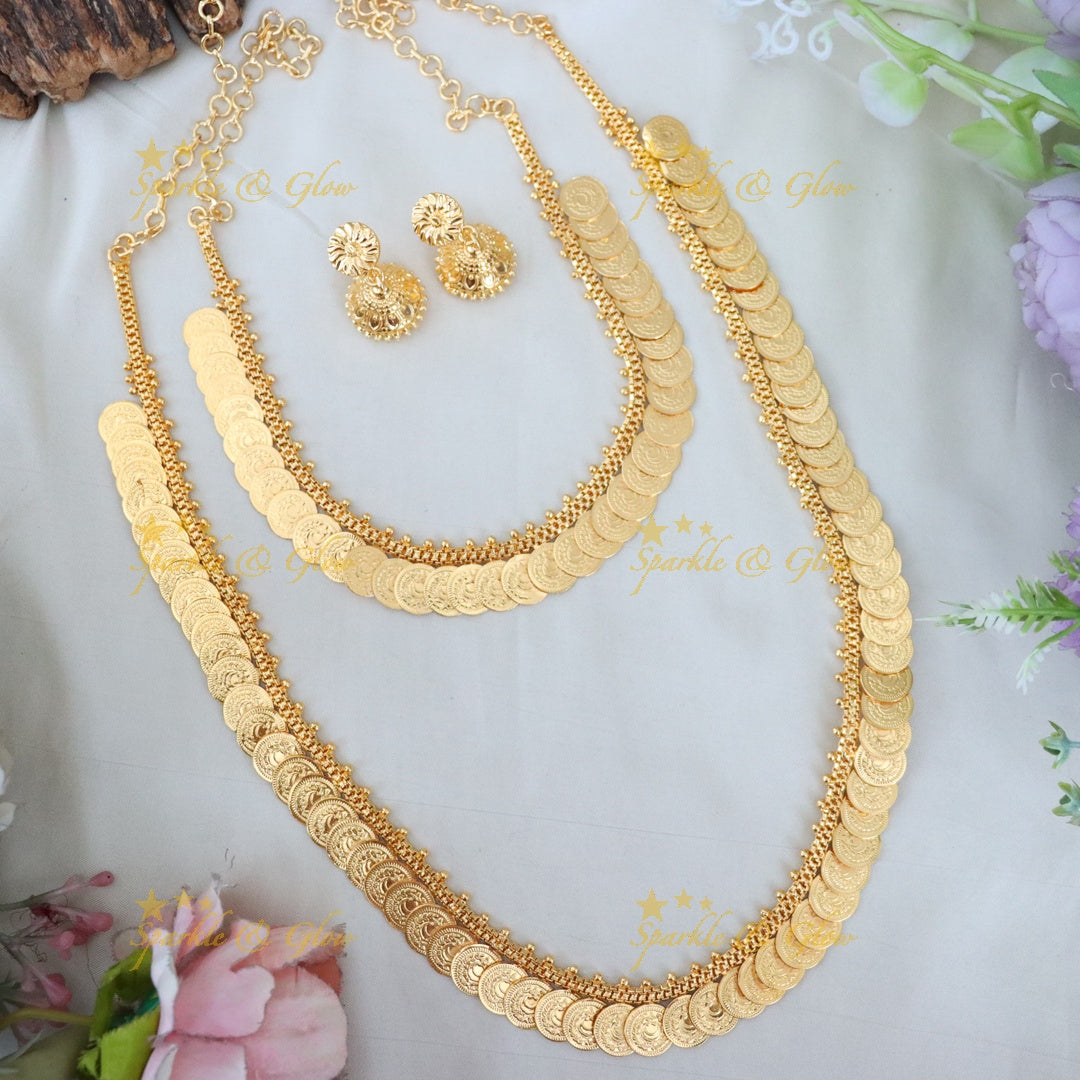 Exquisite Bridal Coin Necklace & Earring Set - New Arrival