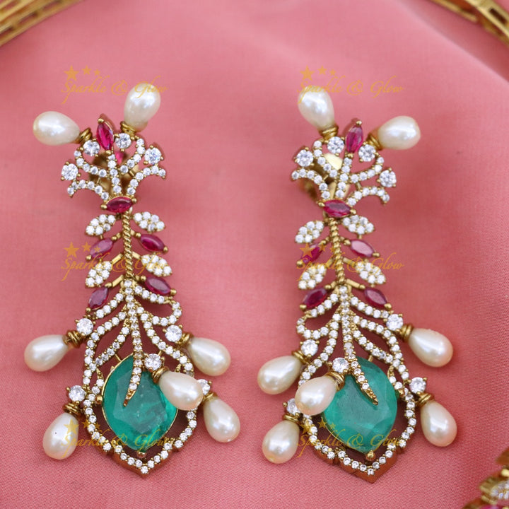 Victorian-Inspired Choker & Earrings for Weddings