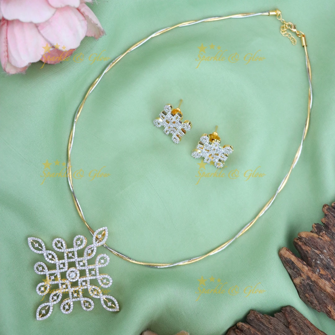 Elegant Wedding-Ready Imitation Pendant Set