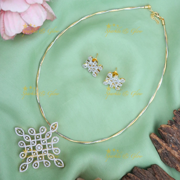 Elegant Wedding-Ready Imitation Pendant Set