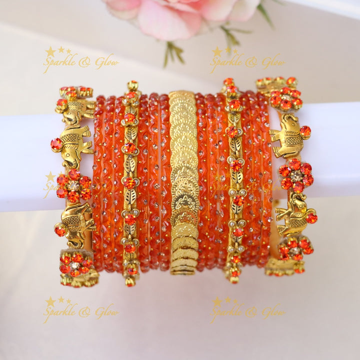 Radiant Silk Thread Bangles for Weddings & Festivals- ONE HAND