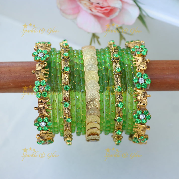 Radiant Silk Thread Bangles for Weddings & Festivals- ONE HAND