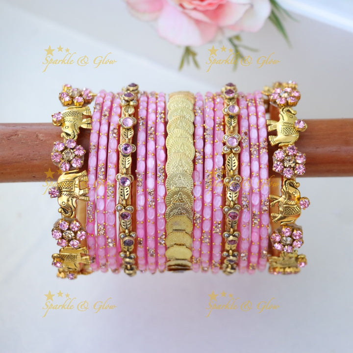 Radiant Silk Thread Bangles for Weddings & Festivals- ONE HAND