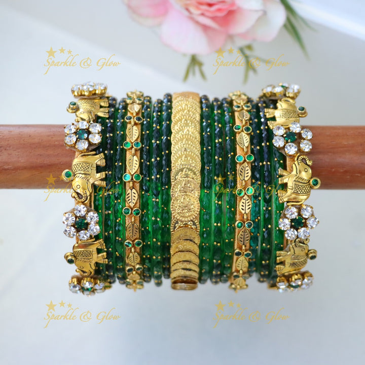 Radiant Silk Thread Bangles for Weddings & Festivals- ONE HAND