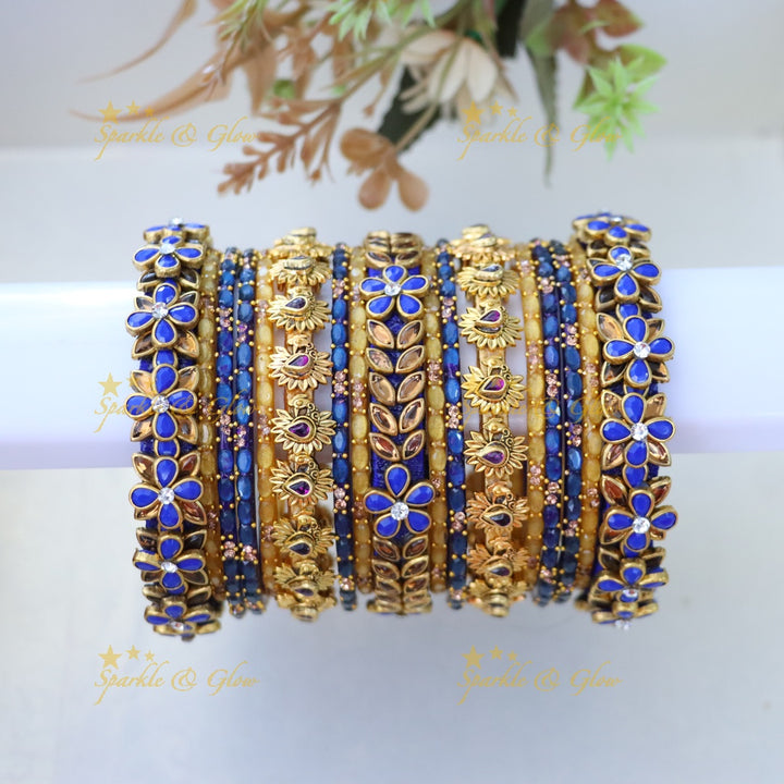 Exquisite Silk Thread Wedding Bangles ONE HAND