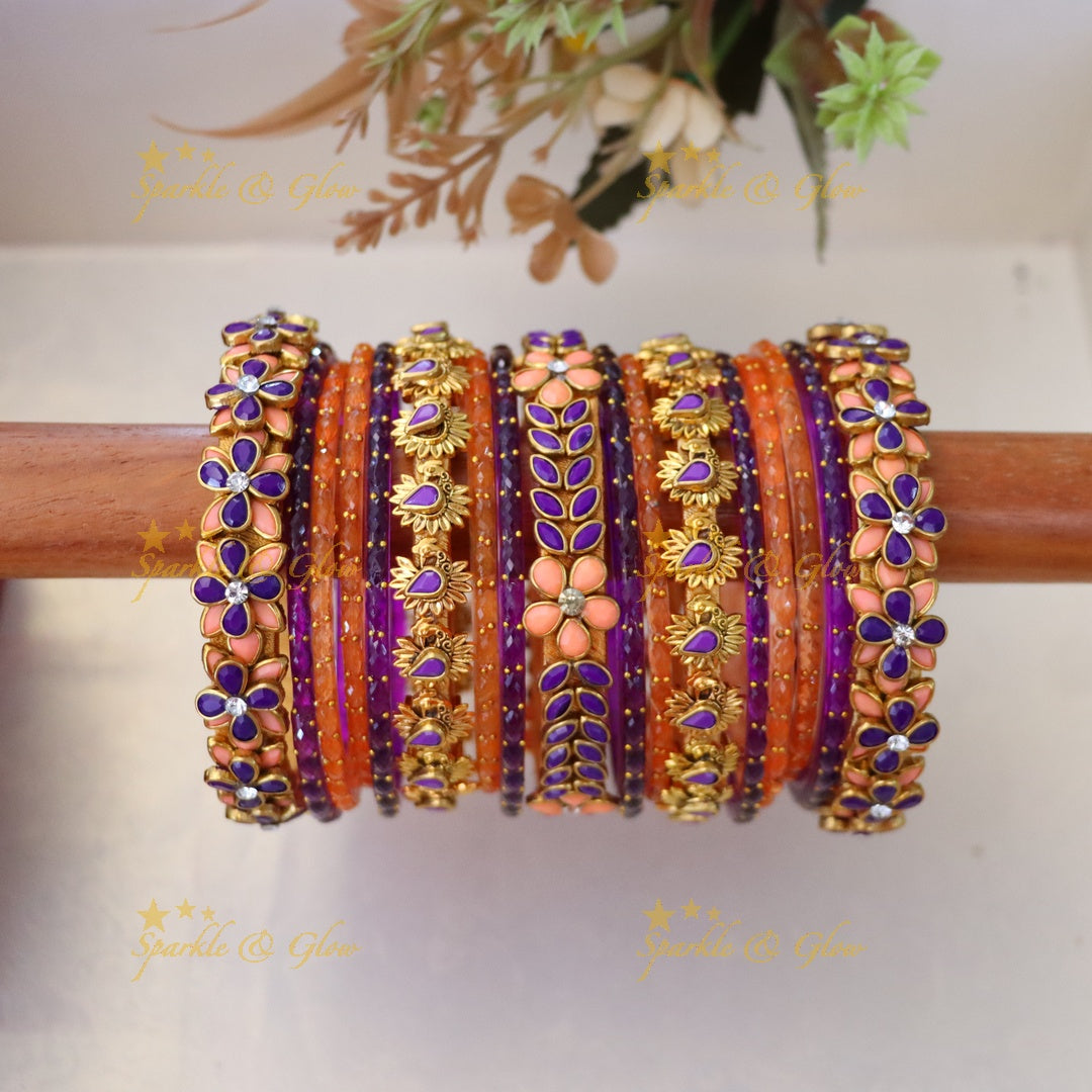 Exquisite Silk Thread Wedding Bangles ONE HAND