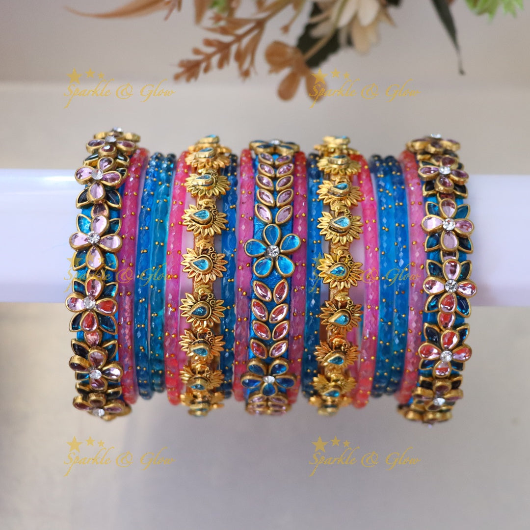 Exquisite Silk Thread Wedding Bangles ONE HAND
