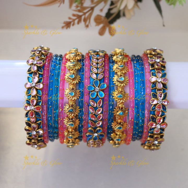 Exquisite Silk Thread Wedding Bangles ONE HAND