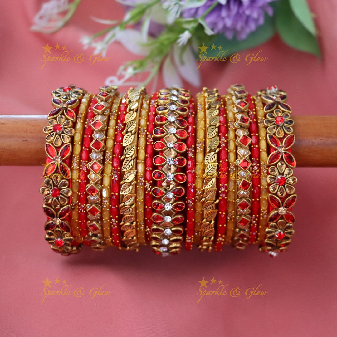 Gorgeous Silk Thread Bangles for Weddings & Festivals ONE HAND