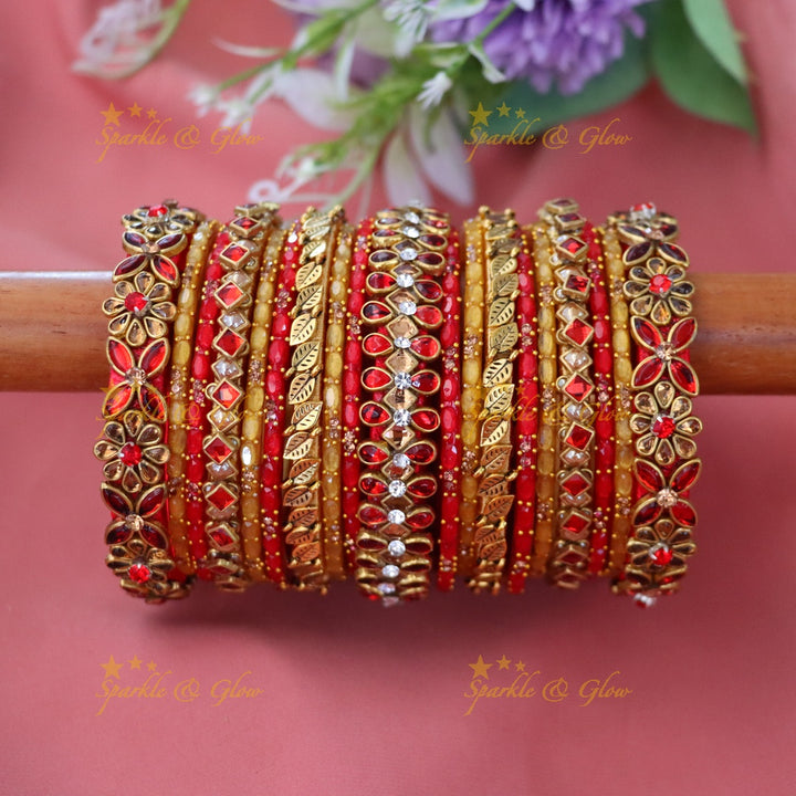 Gorgeous Silk Thread Bangles for Weddings & Festivals ONE HAND