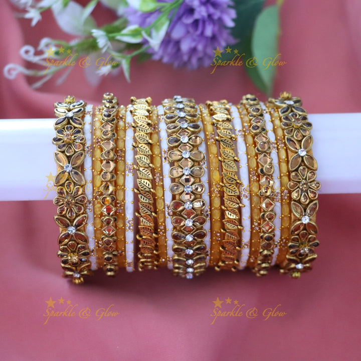 Gorgeous Silk Thread Bangles for Weddings & Festivals ONE HAND