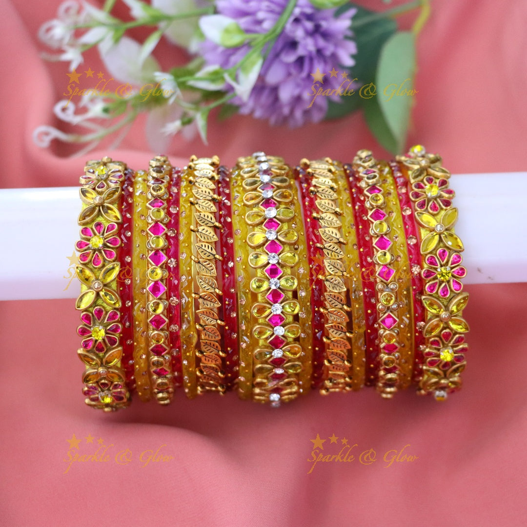 Gorgeous Silk Thread Bangles for Weddings & Festivals ONE HAND