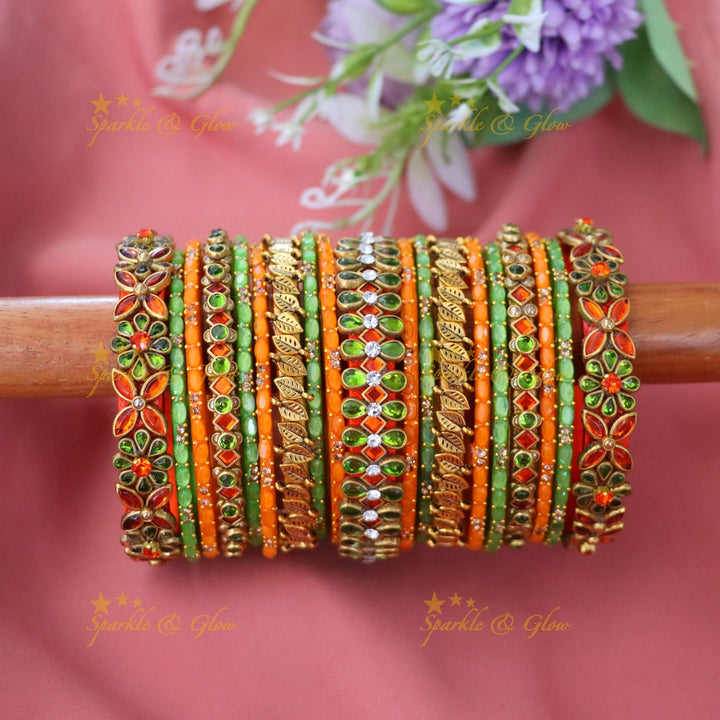 Gorgeous Silk Thread Bangles for Weddings & Festivals ONE HAND